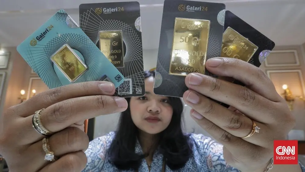 Harga Emas Antam Merosot Tajam Cek Sekarang