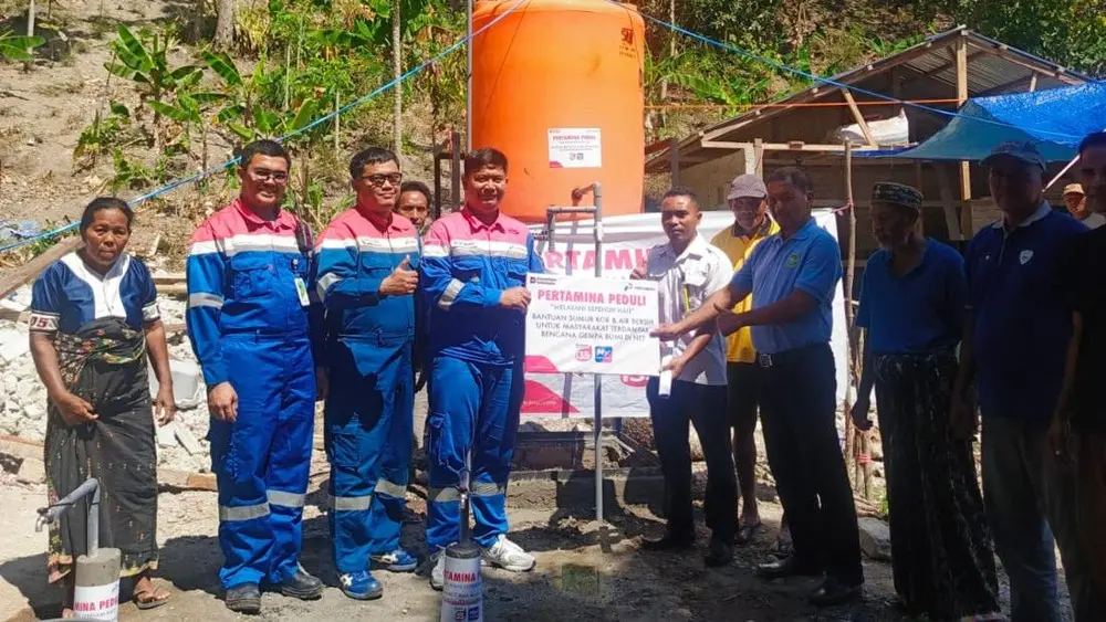 Keajaiban Air Bersih Hadir di Tengah Gempa NTT