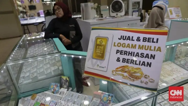 harga emas antam stabil hari ini