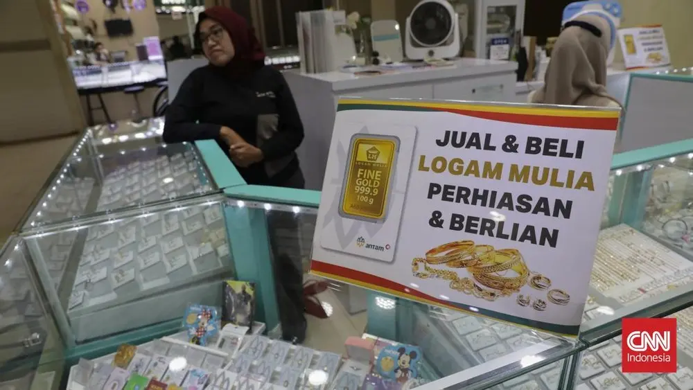 Harga Emas Antam Stabil Hari Ini